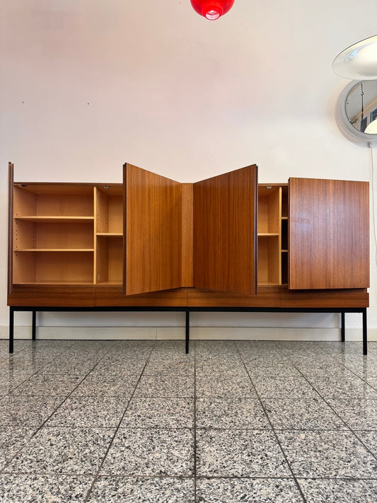 Highboard aus Teakholz von Dieter Waeckerlin für Behr, 50er