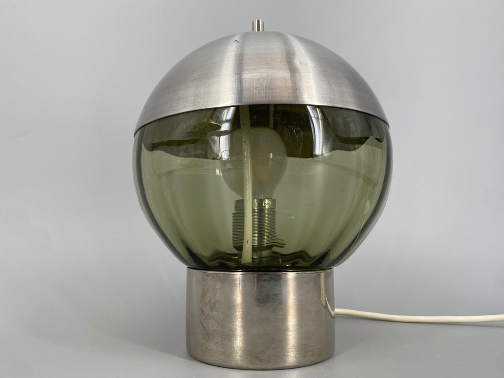 Ungewöhnliche Space Age Tischlampe in Kugelform 1970er