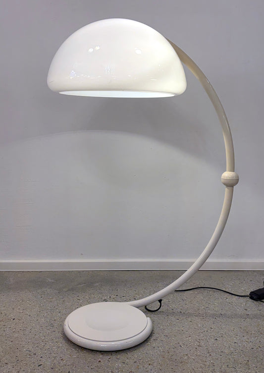 Space Age Design Stehlampe " Serpente" von Elio Martinelli für Martinelli Luce, Italien 1965