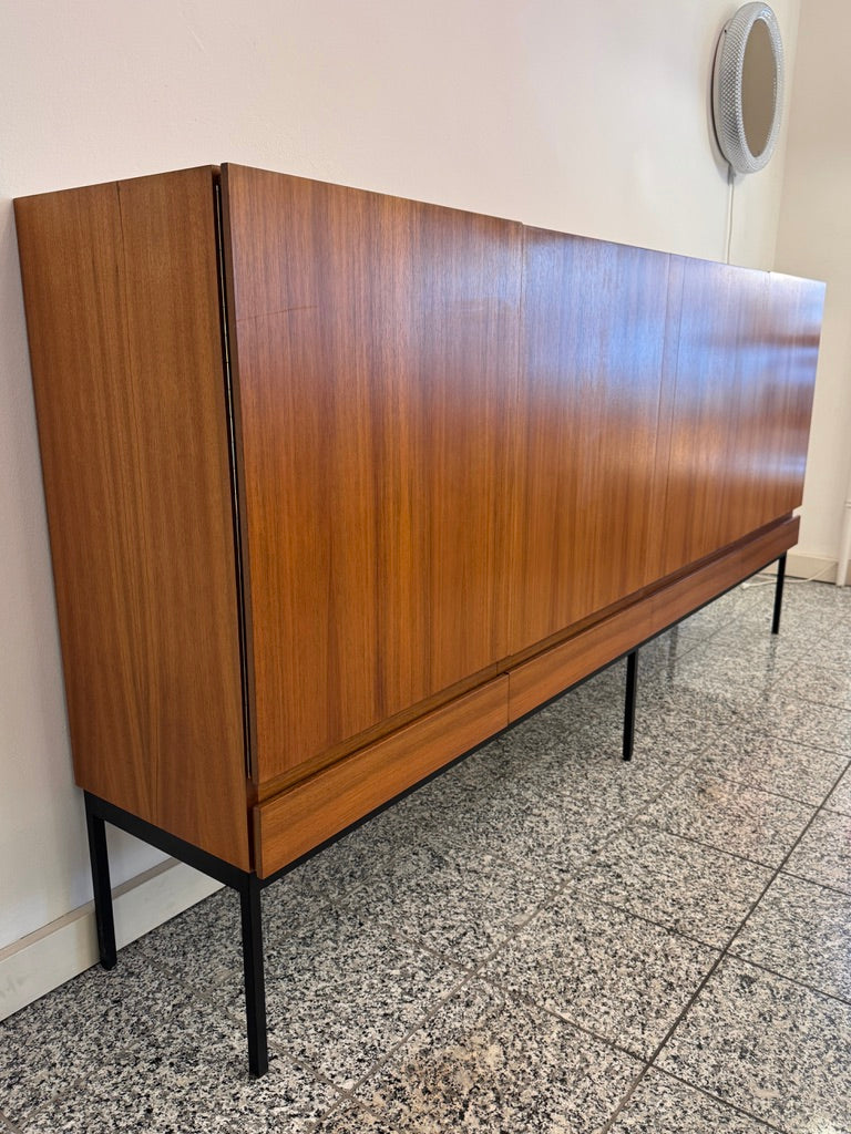 Highboard aus Teakholz von Dieter Waeckerlin für Behr, 50er