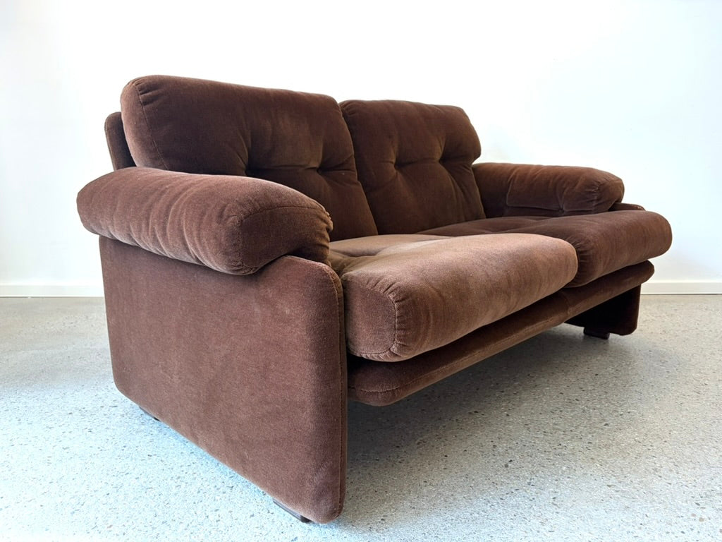 Sofa und 2-Sitzer Sofa "Coronado" von Tobia Scarpa für B&B Italia, 1970er