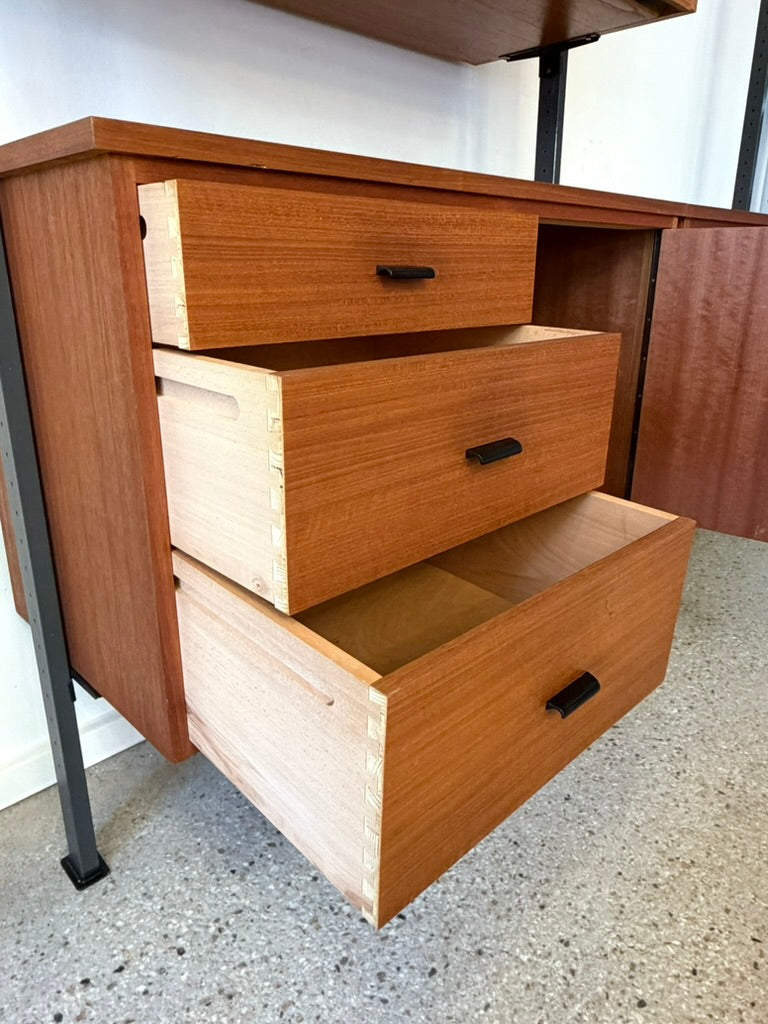 Mid Century Design Regalsystem aus Teakholz von Olof Pira für Pira Sweden, 1960er