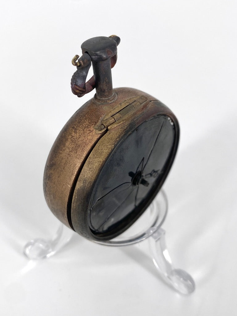 Antike Spindel-Taschenuhr, vermutlich aus London um 1800