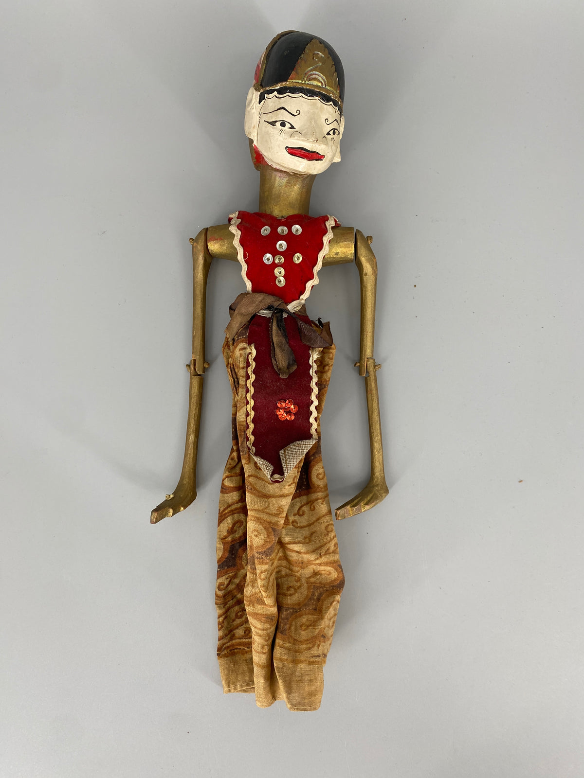 3x Wayang Golek Stabpuppen, Indonesien