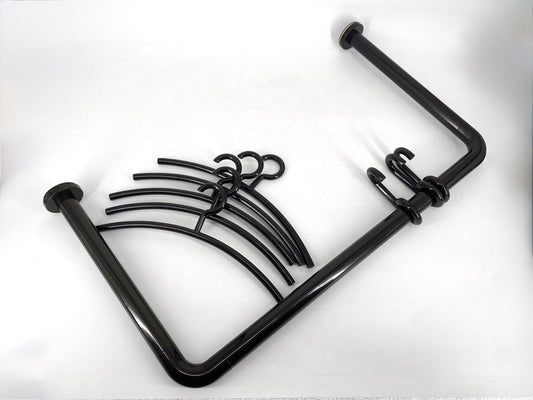 Space Age Design Kleiderstange mit Kleiderbügel von HEWI, Deutschland 1970er