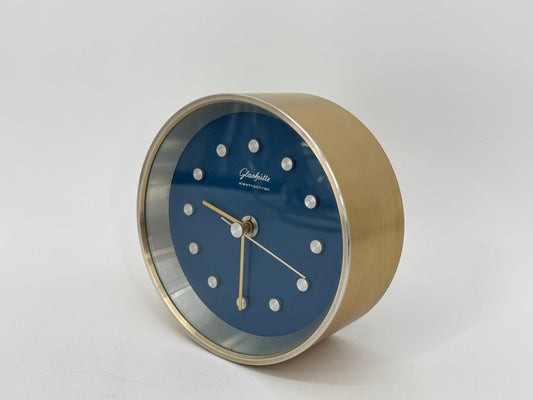 Besondere, elektrische Tischuhr aus den Glashütte Uhrenbetrieben GUB, DDR von 1975,