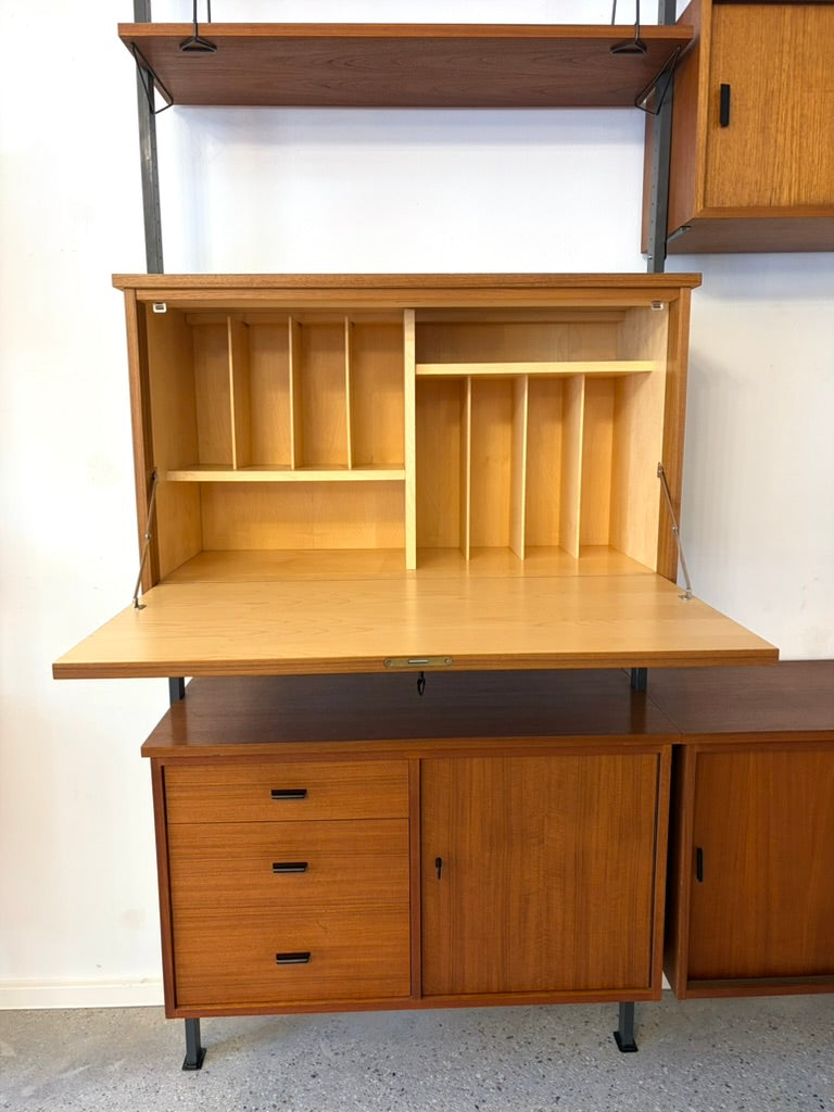 Mid Century Design Regalsystem aus Teakholz von Olof Pira für Pira Sweden, 1960er