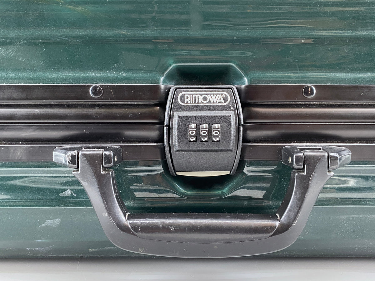 Rimowa reisekoffer aus der Samba/ Limbo Serie in British Racing Green, Deutschland 1999