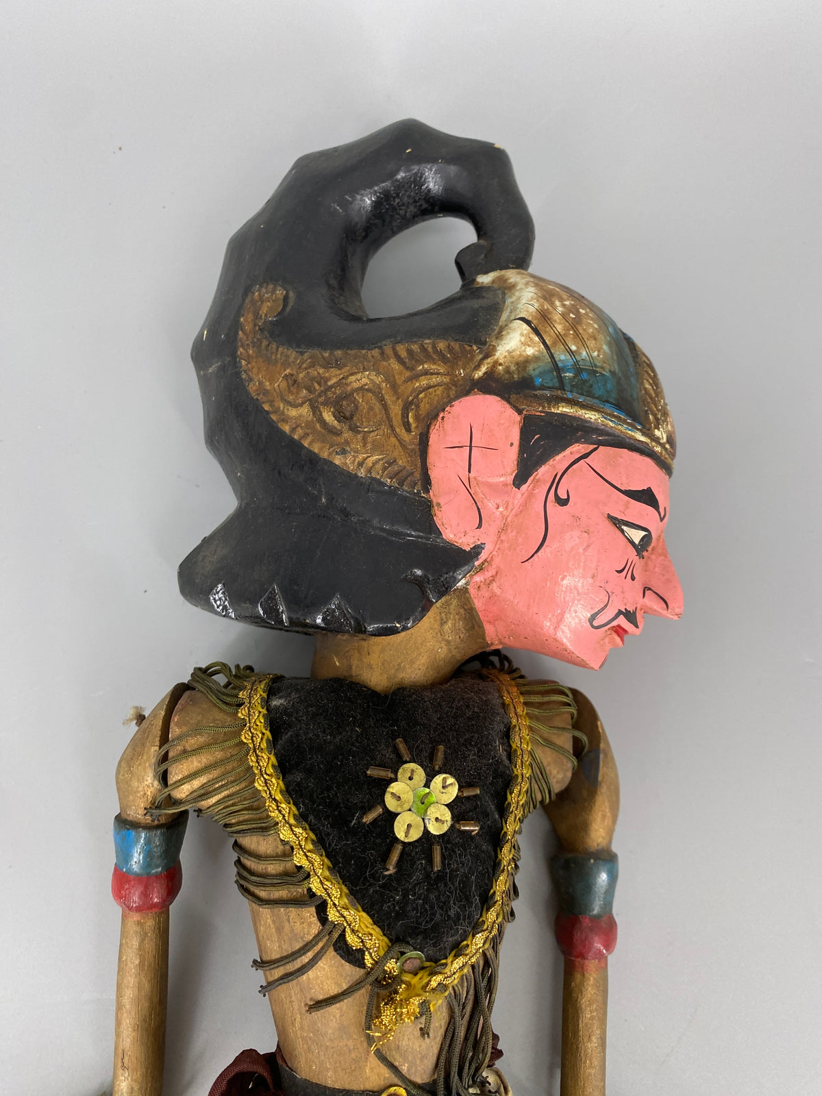 3x Wayang Golek Stabpuppen, Indonesien