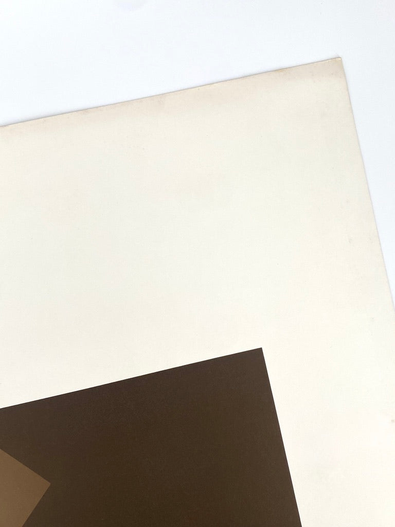 Konkrete Kunst Farbsiebdruck von Joachim Albrecht (1913‒1997), Deutschland 1969