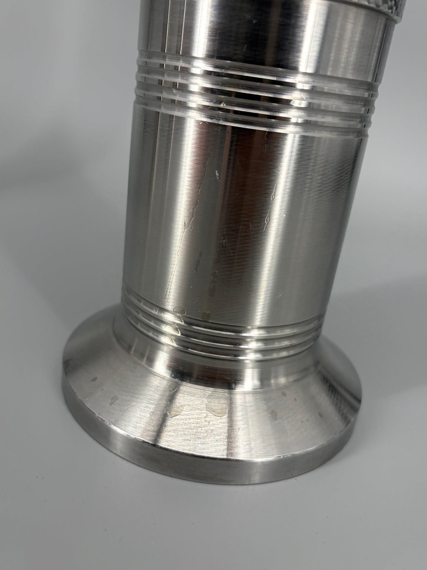 Set aus drei Vasen im brutalistischen Stil von BMF- Bayerische Metallwarenfabrik, Deutschland 1970er