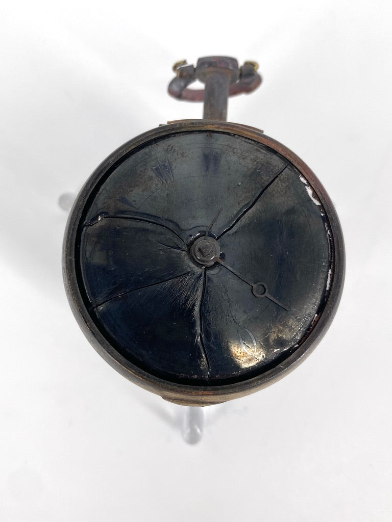Antike Spindel-Taschenuhr, vermutlich aus London um 1800