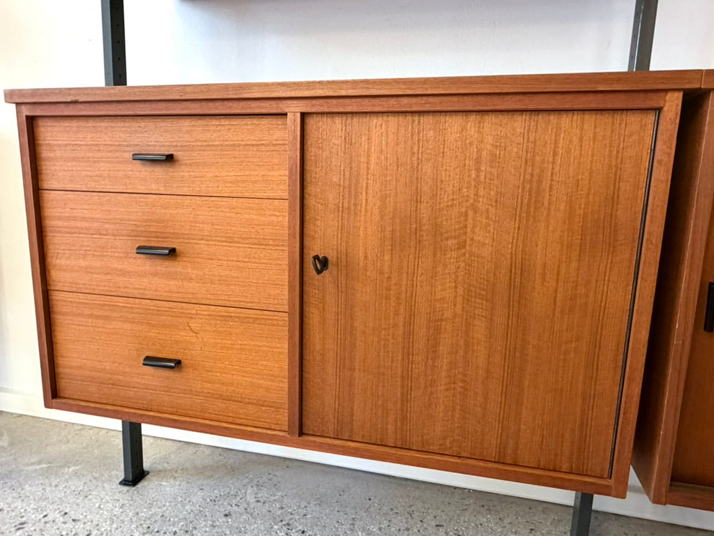 Mid Century Design Regalsystem aus Teakholz von Olof Pira für Pira Sweden, 1960er