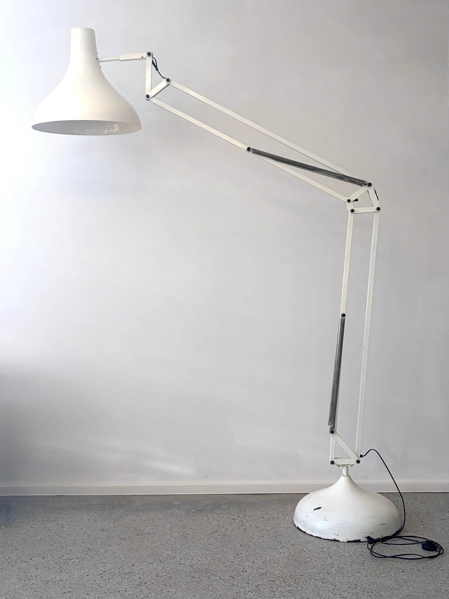 Riesige Stehlampe "Max" im klassischen Anglepoise-Design von Max Inc. England 1960er