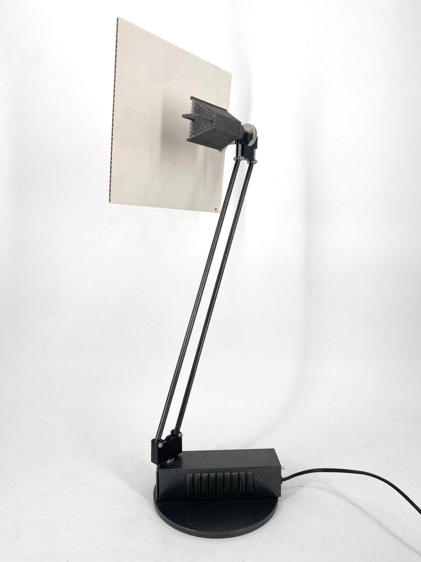 Postmoderne Tischlampe "W.O." von Sacha Ketoff für Aluminor, Frankreich 1985