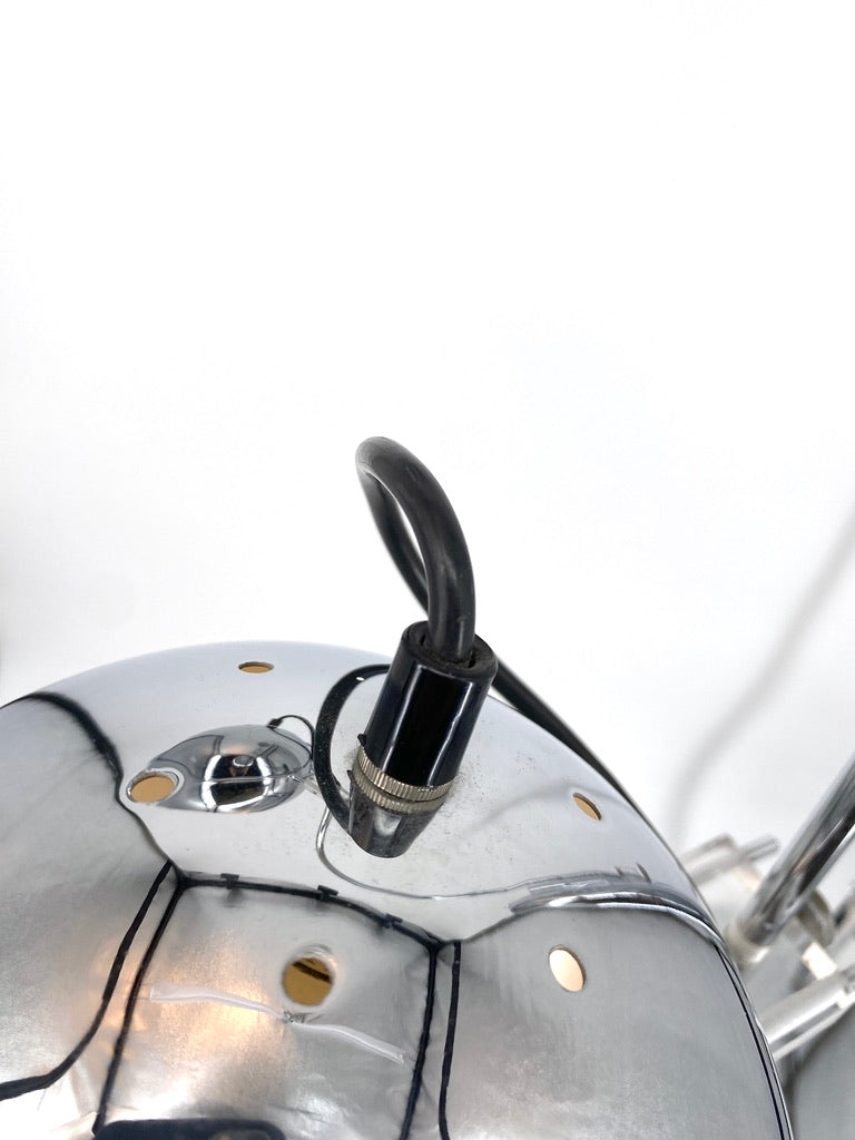 Doppelte Bogenlampe im Space Age Design von GEPO, Niederlande um 1970