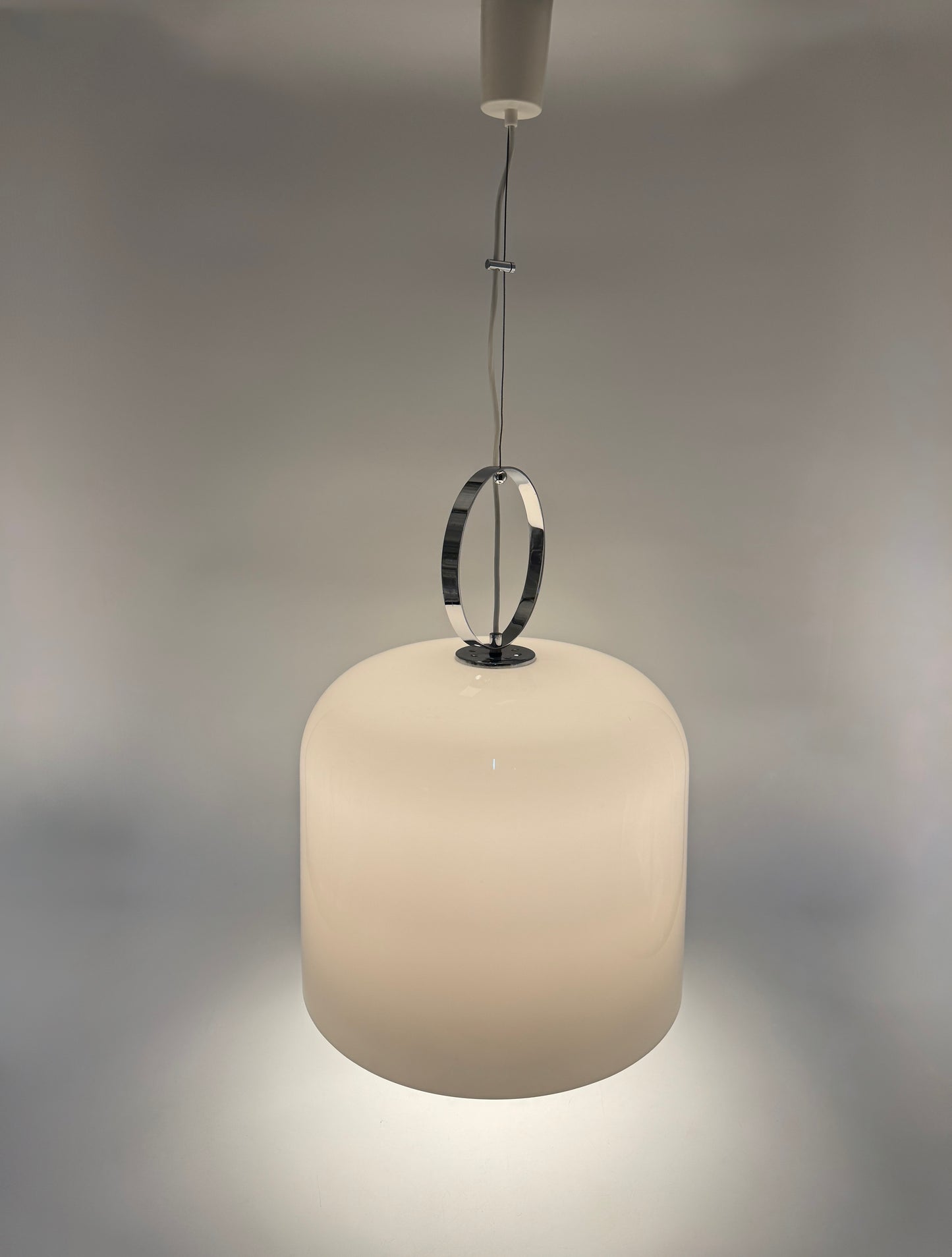 Seltene Hängelampe  "Avise"von Luigi Massoni für Harvey Guzzini, Italien 1960er