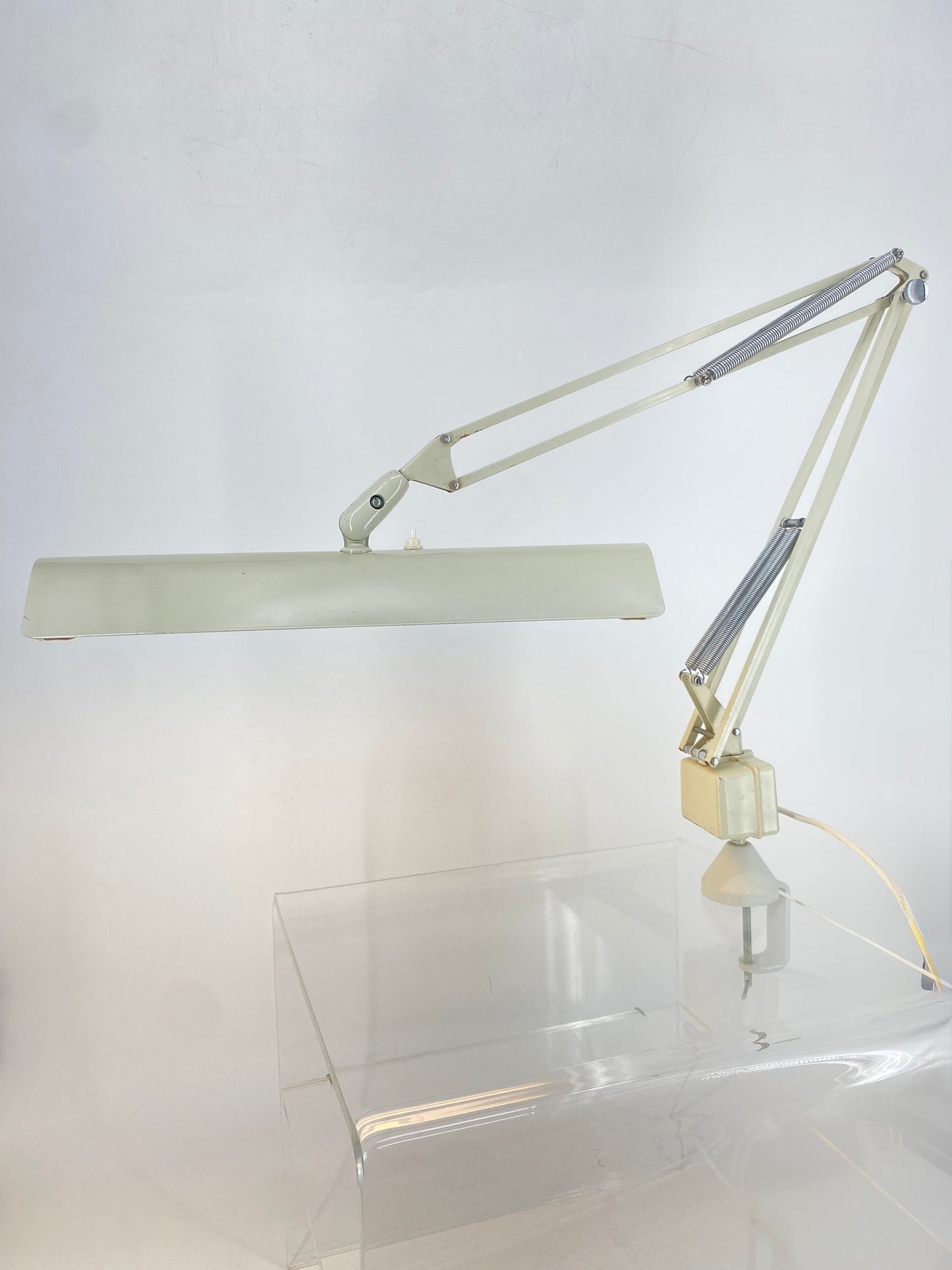 Schreibtischlampe 1001  mit zwei Neonröhren von LUXO, Norwegen 1970er