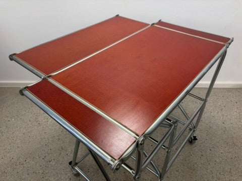 Rollbarer PC-Arbeitstisch von System 180, Deutschland 1990er