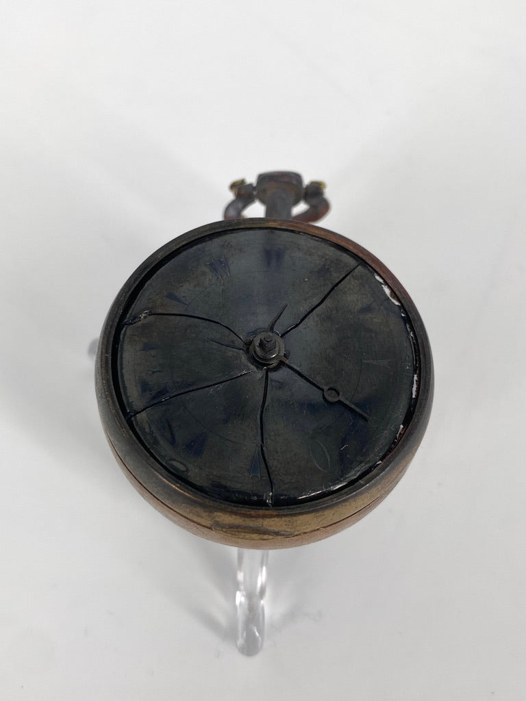 Antike Spindel-Taschenuhr, vermutlich aus London um 1800