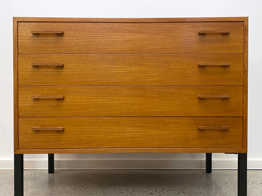 Schubladenkommode aus Teakholz von Kai Kristiansen für Feldballes Mobelfabrik, Dänemark 1960er