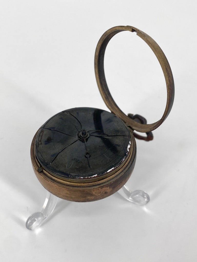 Antike Spindel-Taschenuhr, vermutlich aus London um 1800