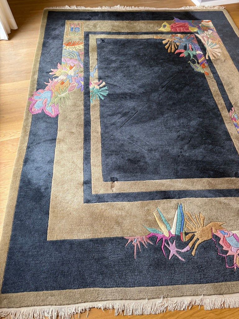 Handgeknüpfter Design Teppich von Nini Ferruci für YSSIMA-Carpet Editions, 1980er