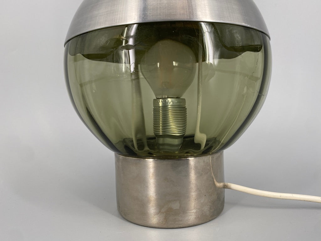 Ungewöhnliche Space Age Tischlampe in Kugelform 1970er