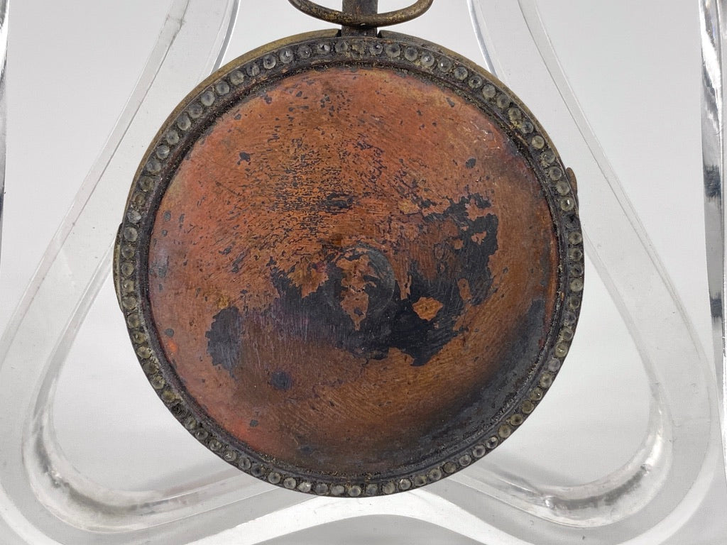 Antike Spindeluhr von Vaucher- Geneve mit Brandschaden, Schweiz um 1780-1830