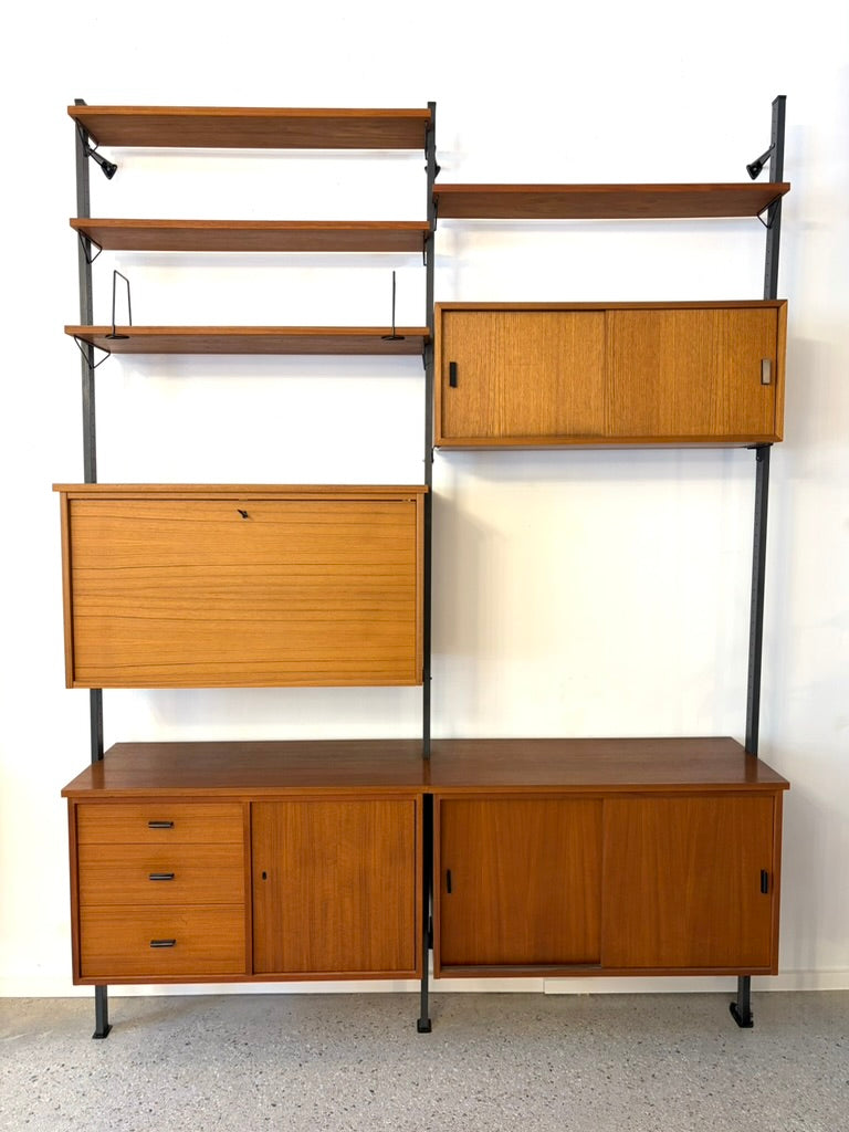 Mid Century Design Regalsystem aus Teakholz von Olof Pira für Pira Sweden, 1960er