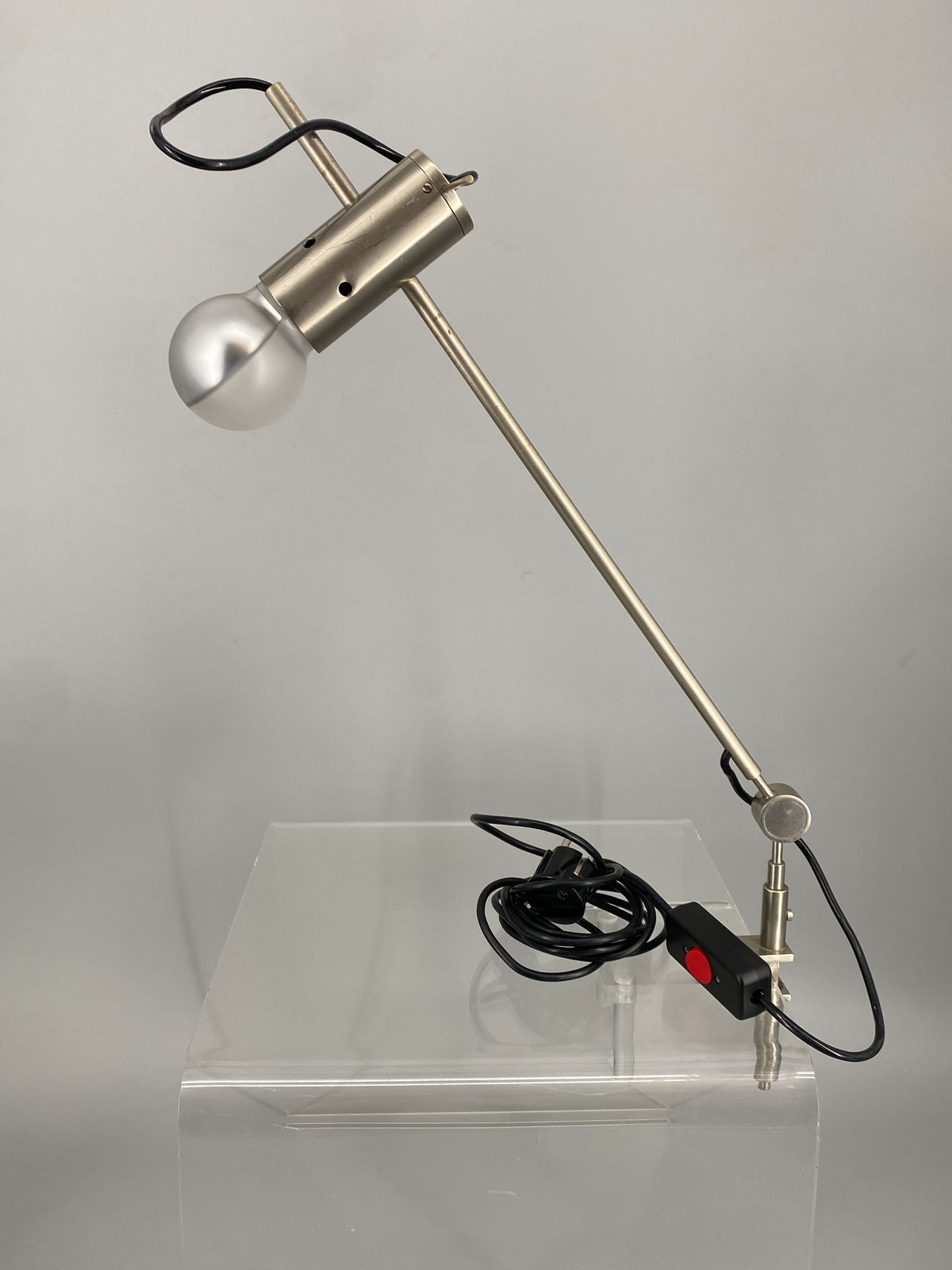 Mid Century Design Klemmlampe 255 von Tito Agnoli für OLUCE, Italien 1954