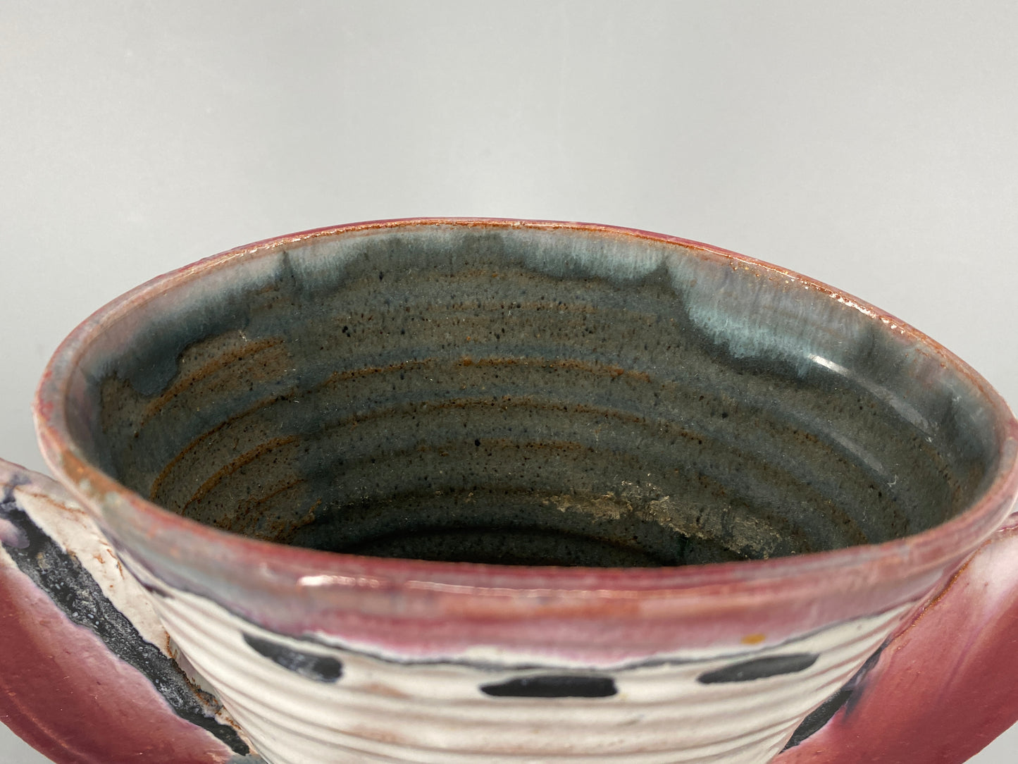 Kunstobjekt / Henkel-Vase von Christina Renker, 1995