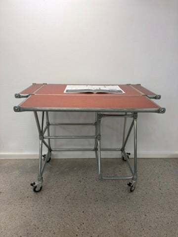 Rollbarer PC-Arbeitstisch von System 180, Deutschland 1990er