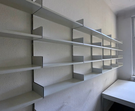 #6 Regalsystem 606 mit 20 Tablaren von Dieter Rams für Vitsoe, Deutschland 1960er