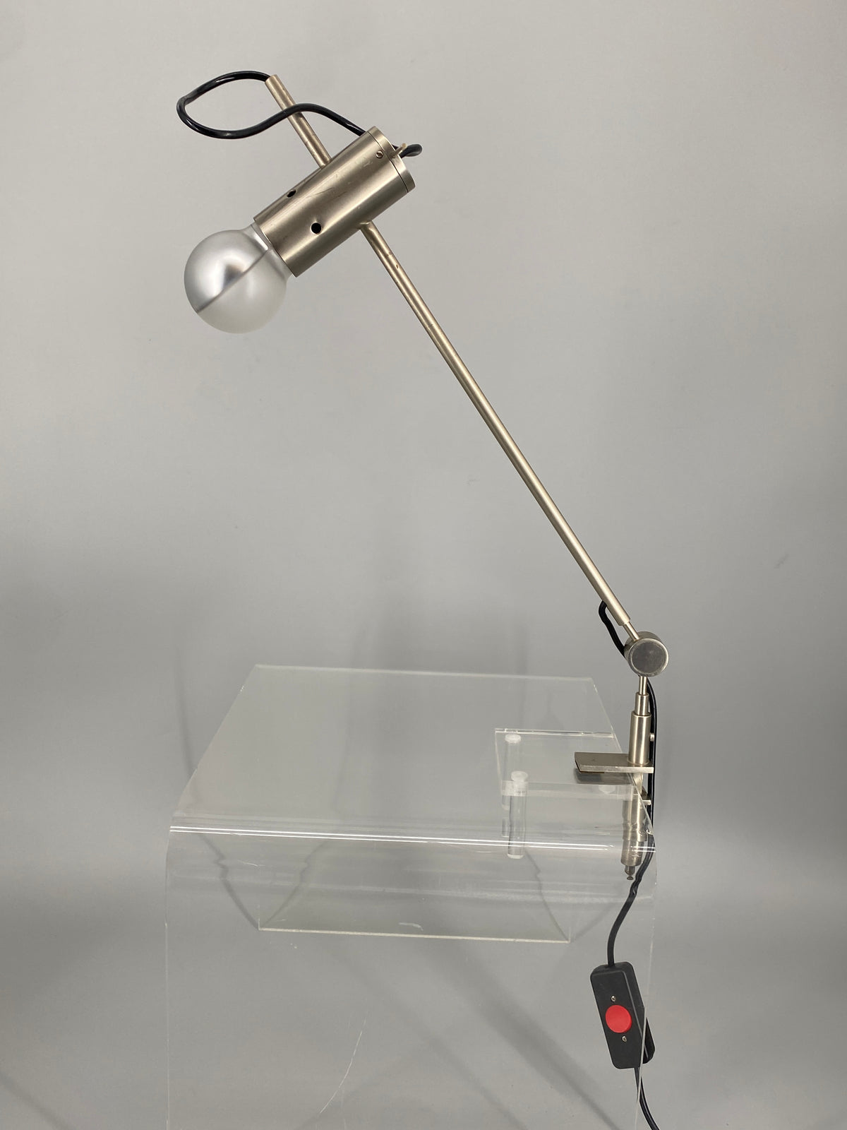 Mid Century Design Klemmlampe 255 von Tito Agnoli für OLUCE, Italien 1954