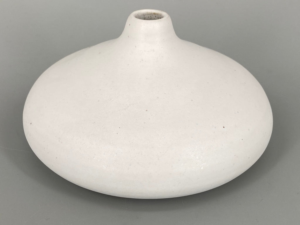 Vintage Vase mit matter Glasur