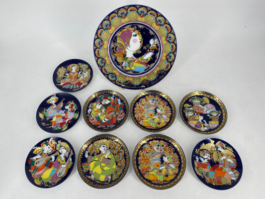 Konvolut Sammeltafeln Rosenthal Studio-Line von Bjorn Wiindblad