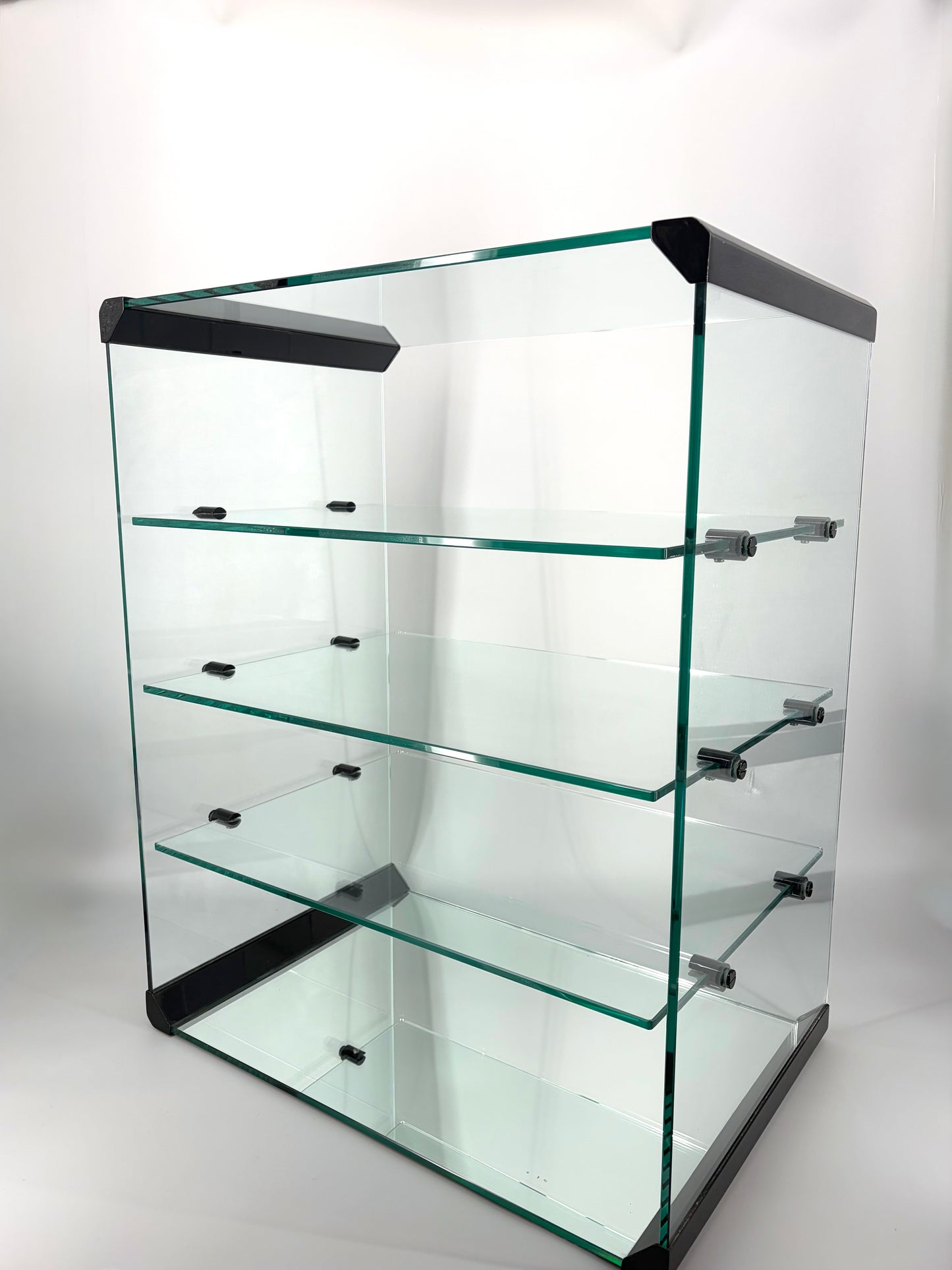 HiFi Rack aus Glas von Gallotti & Radice, Italien 1970er