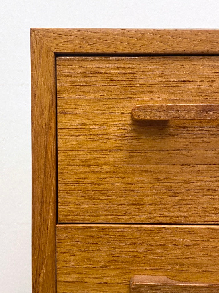 Schubladenkommode aus Teakholz von Kai Kristiansen für Feldballes Mobelfabrik, Dänemark 1960er