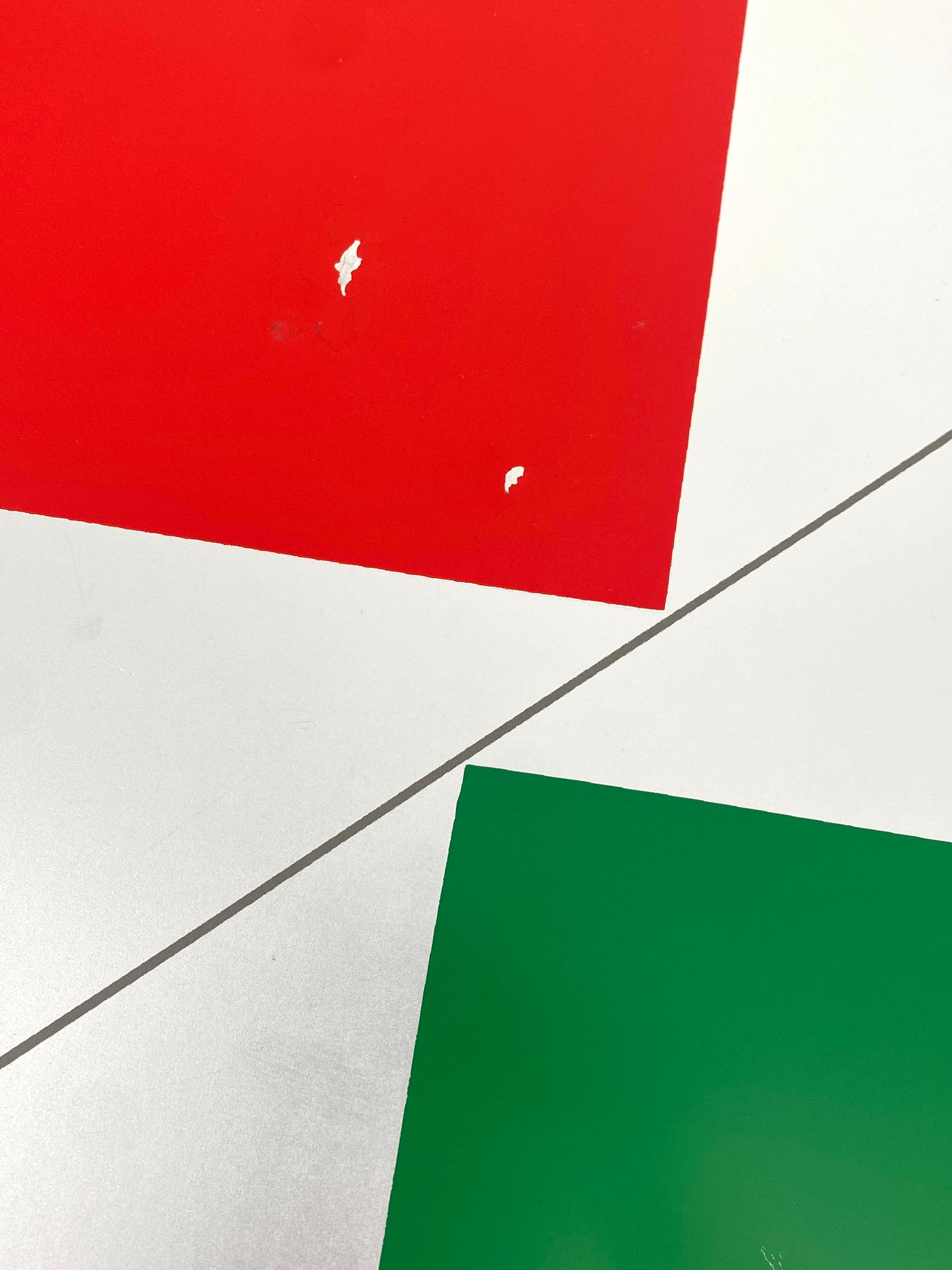 Großer Farbsiebdruck mit vier Farben von Joachim Albrecht (1913‒1997), 6er Auflage, 1969