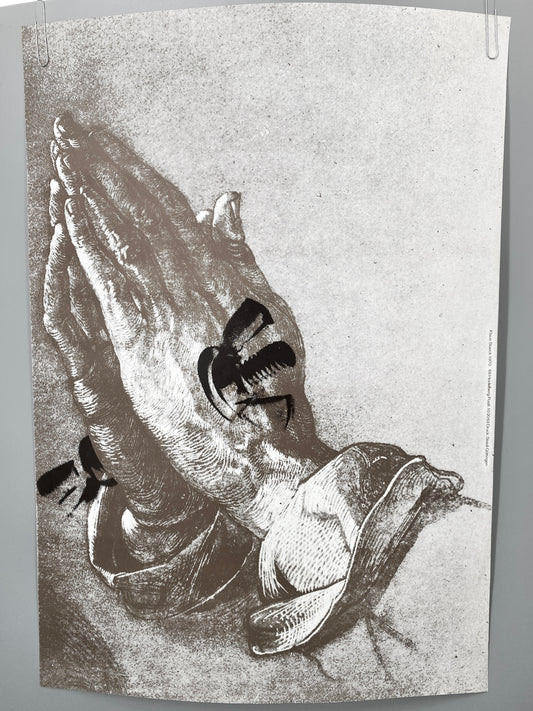 Offset-Plakat, Klaus Staeck. Zur Konformation, Original Steidl Druck Göttingen.