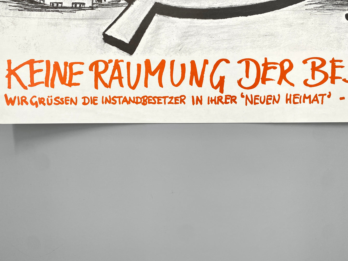 Poster, DGB Neue Heimat, Hausbesetzer Berlin.