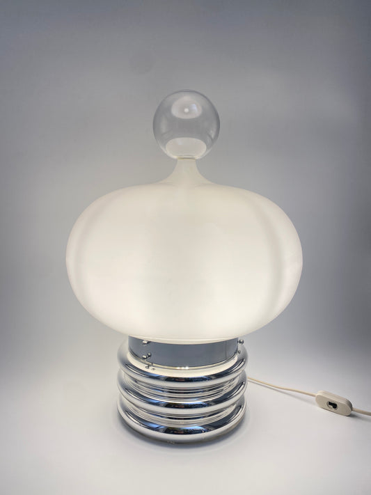 Tischlampe "Modell 6049s" von Glashütte Limburg im Space Age Stil, 1970er