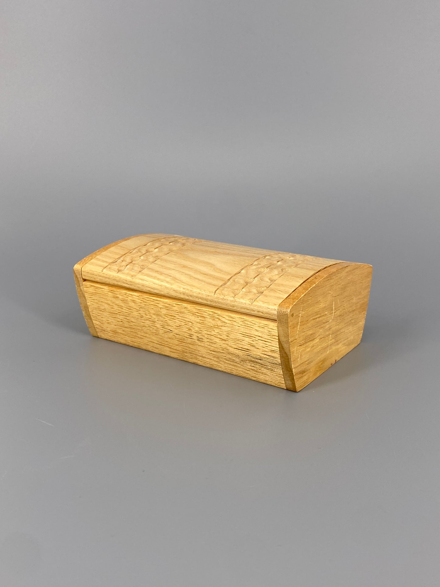 Holzschatulle mit Verzierungen, DDR