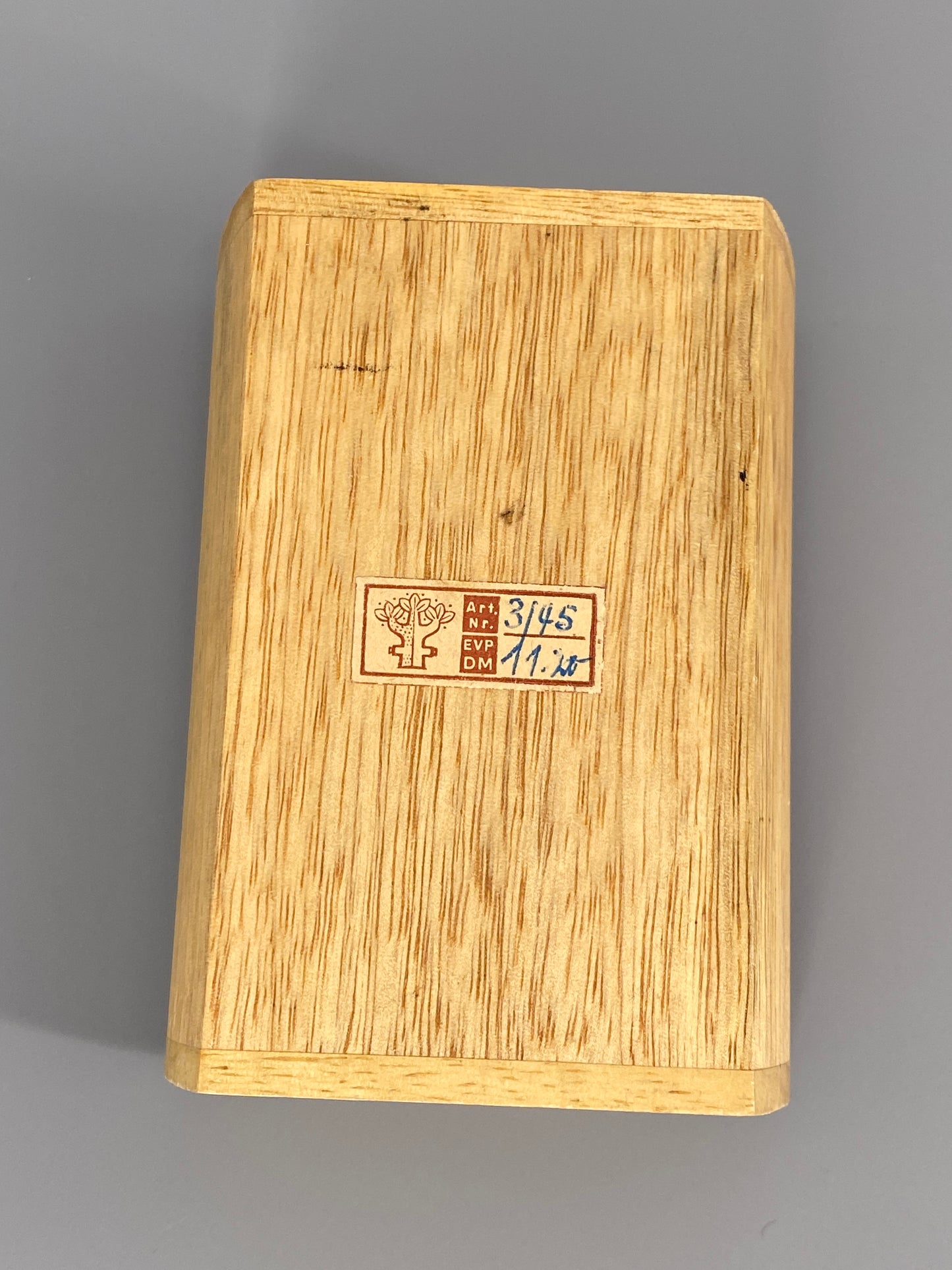 Holzschatulle mit Verzierungen, DDR