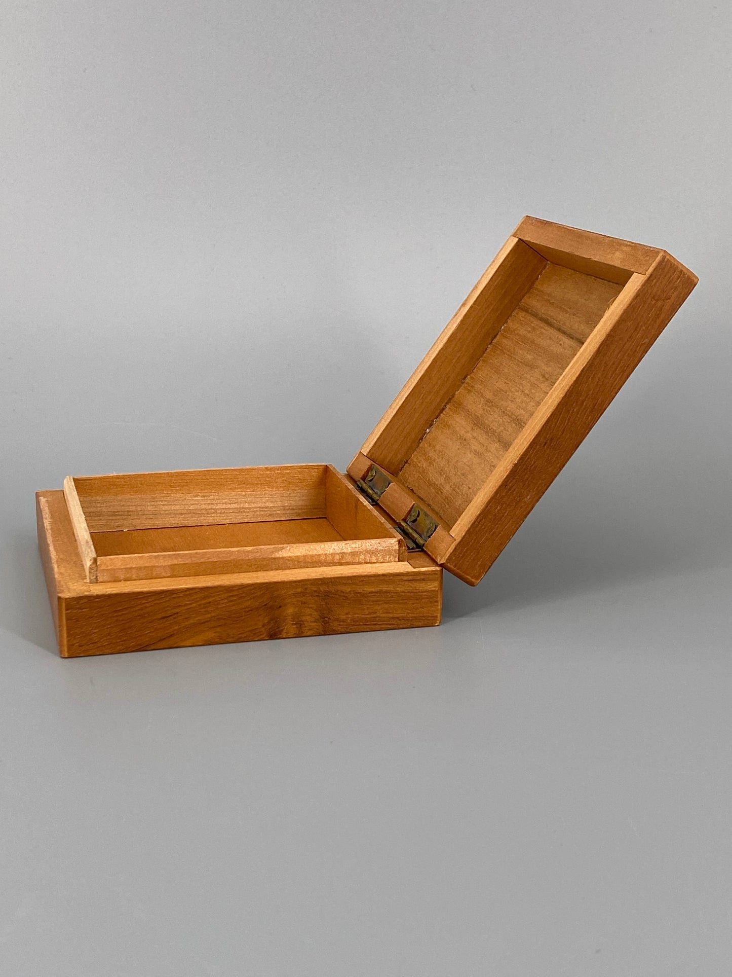 Mid Century Teakholz Schatulle, Zigarillo Box, 50er