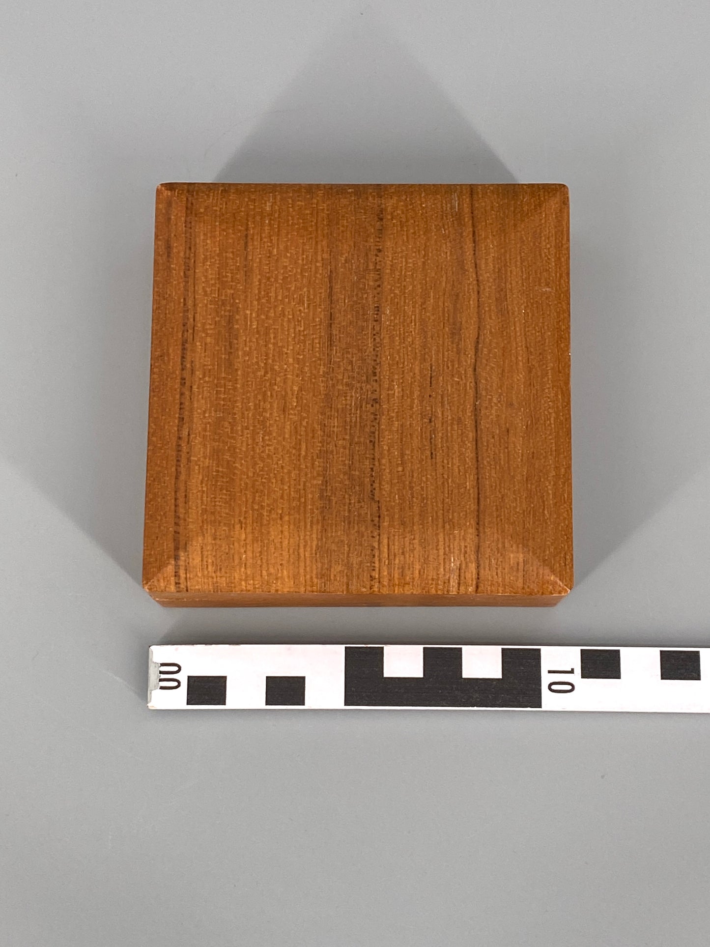 Mid Century Teakholz Schatulle, Zigarillo Box, 50er