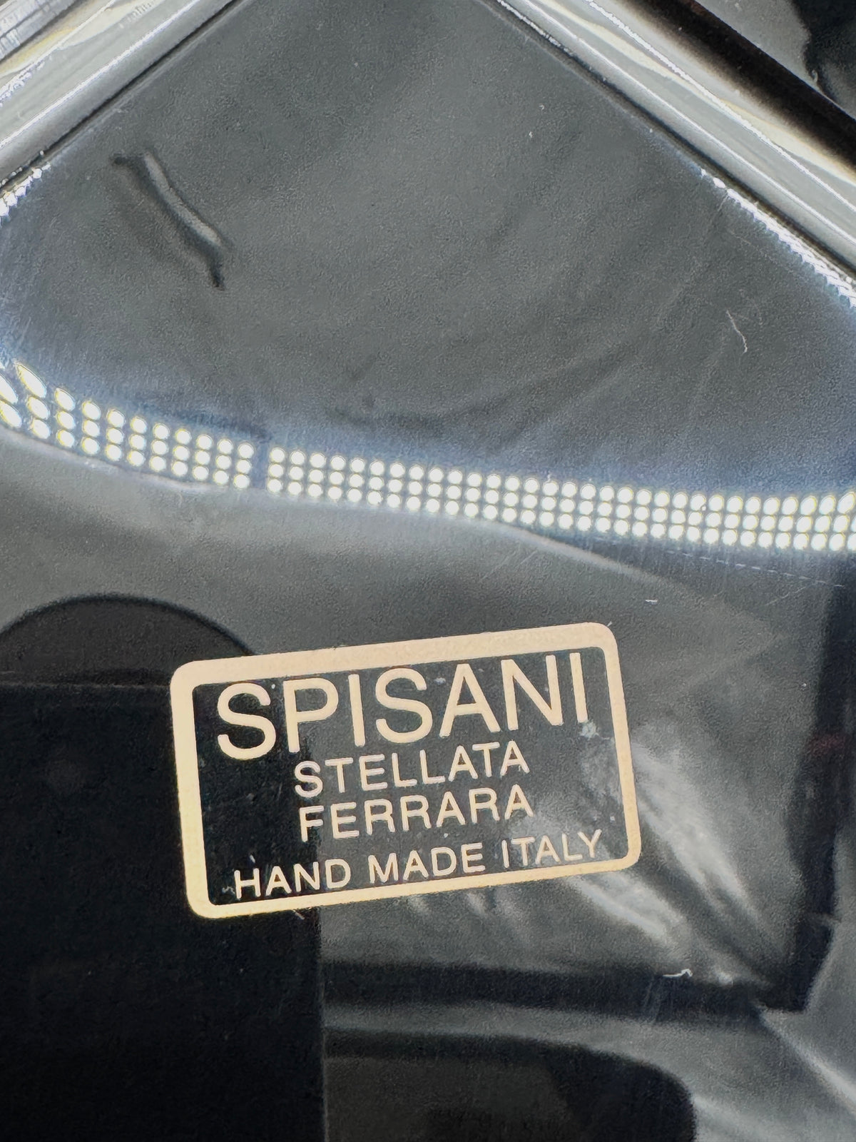 VINTAGE SPISANI ACRYL TABLETTTISCH SERVIERPLATTE PLEXIGLAS