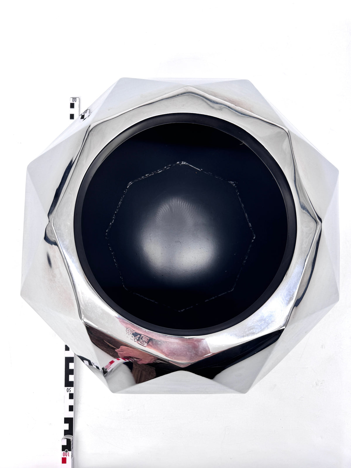 FINK LIVING DIAMOND EDELSTAHL DEKOSÄULE BODENVASE 157052