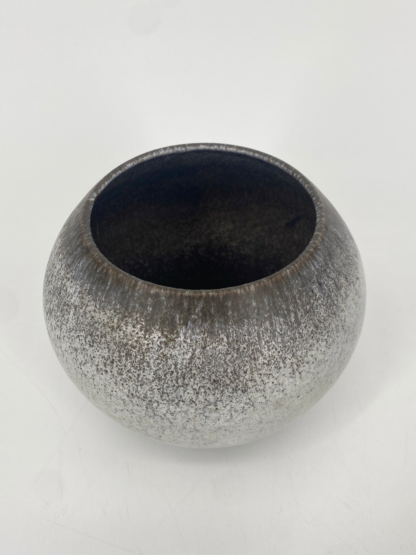 Studiokeramik Vase mit organischer Glasur, 60er
